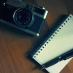 Travel notes and camera
