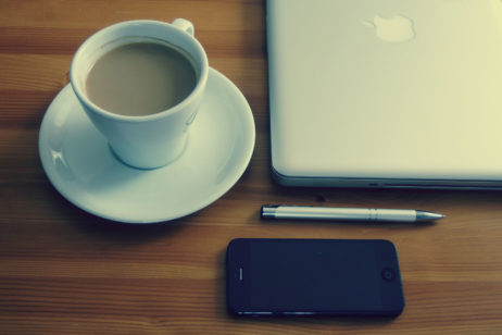 Coffee, iPhone and Laptop Coffee, iPhone and Laptop