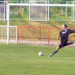 Goalkeeper Kicking The Ball Goalkeeper kicking the ball