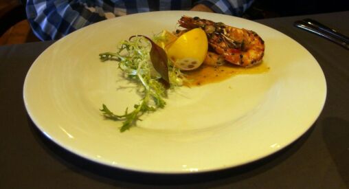 Shrimp on a Plate