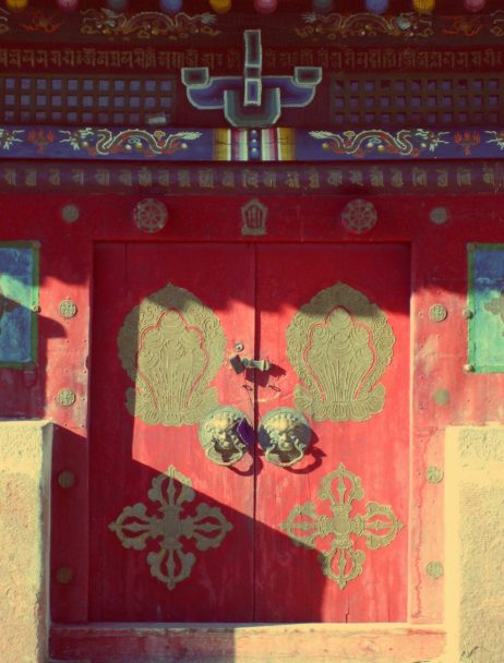 Buddhist Monastery Door Buddhist Monastery Door