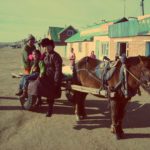Free photo: Mongolian family with a horse
