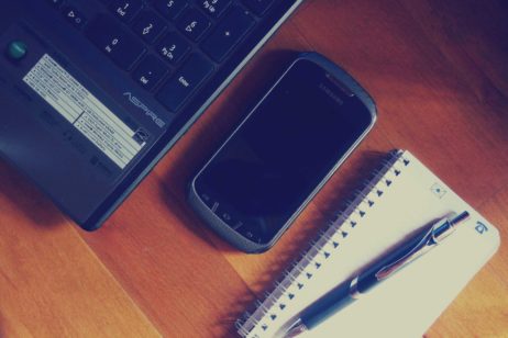 Laptop and Phone Laptop and Phone