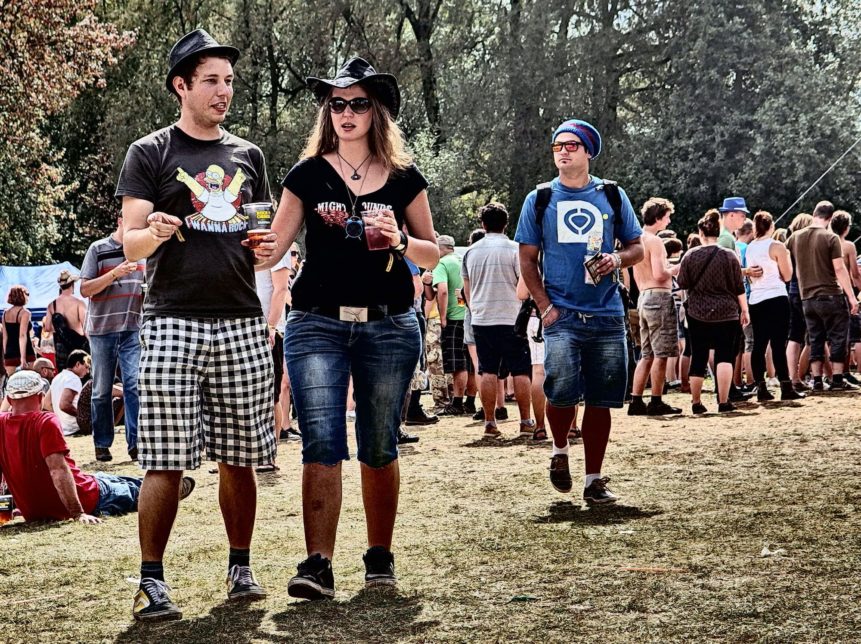 Free photo: Young People on Festival