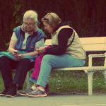 Free photo: Retirees With Mobile Phone