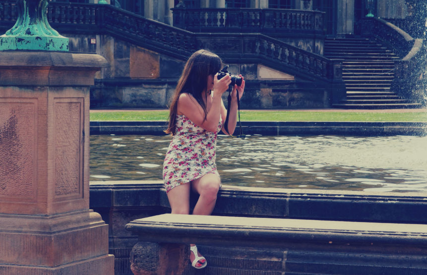 Free photo: Photographing Girl