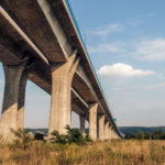 Concrete Bridge In Prague
