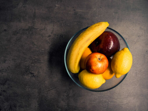 Frutas na tigela