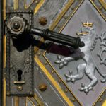 Free photo: Iron Door Handle