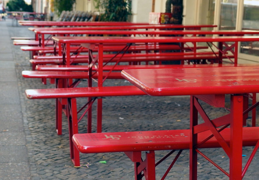 Free photo: Coffee Shop Outdoor Seating