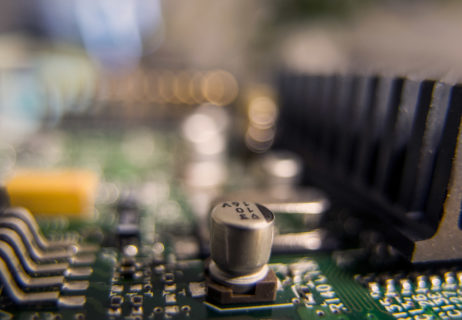 Microchips in computer Microchips in computer