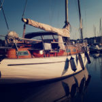 Sailboat in marina Free photo: Sailboat in marina