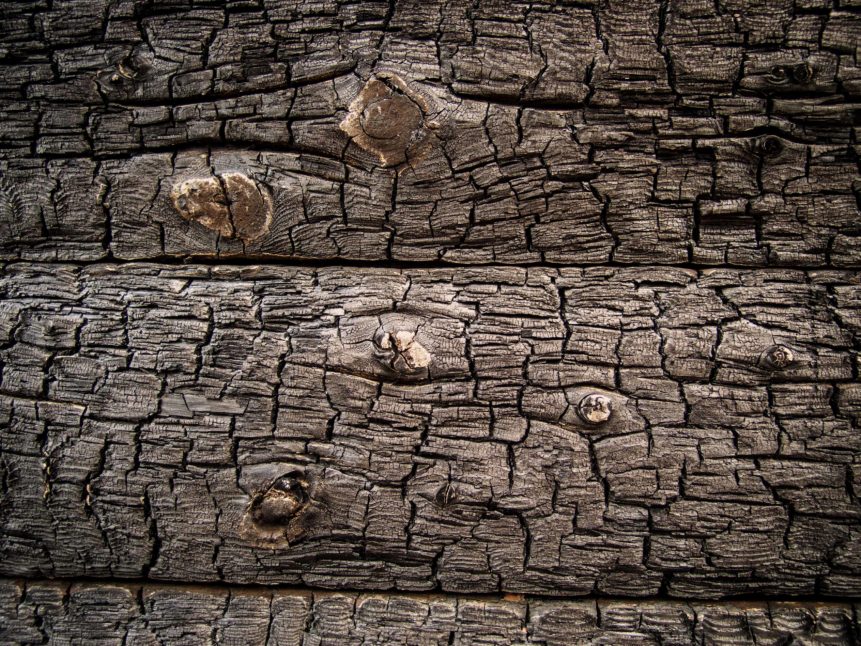 Burnt wood texture | Free stock photo