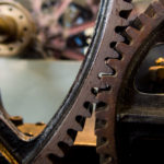 Vintage Cogwheel - Gear Steel cogwheel