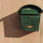 Green mailbox Green mailbox