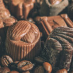 Chocolate and coffee beans