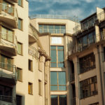 Modern apartment house