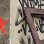 Picture of grunge street in Prague