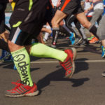 Runners on the marathon