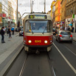 Tramway in Prague Tramway in Prague