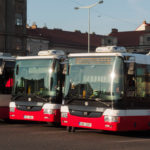Public domain free image: Waiting buses