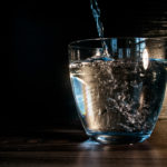Water flows into the glass Water flows into the glass