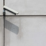 Image of CCTV on the wall for free download.