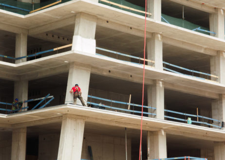 Concrete building under construction Concrete building under construction