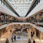Inside shopping mall