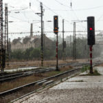 Rain on the station