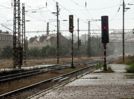 Rain on the station Rain on the station