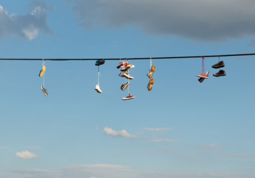 Lancer de chaussures