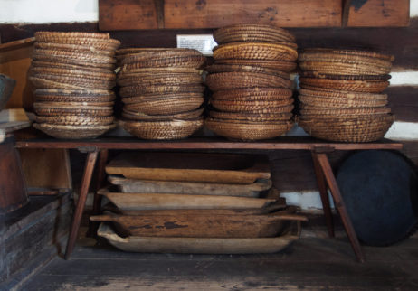 Group of Handmade Wicker Plates Group of Handmade Wicker Plates