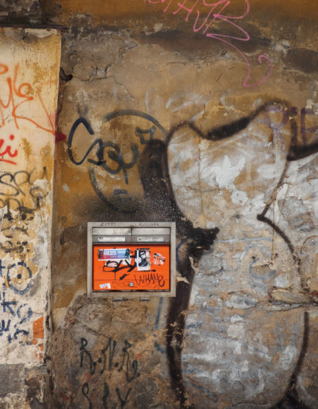 Grunge Wall With Mailbox Grunge Wall With Mailbox