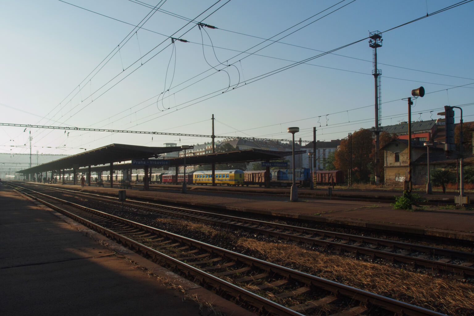 Railway Station Praha Vrsovice Copyrightfree photo (by M. Vorel