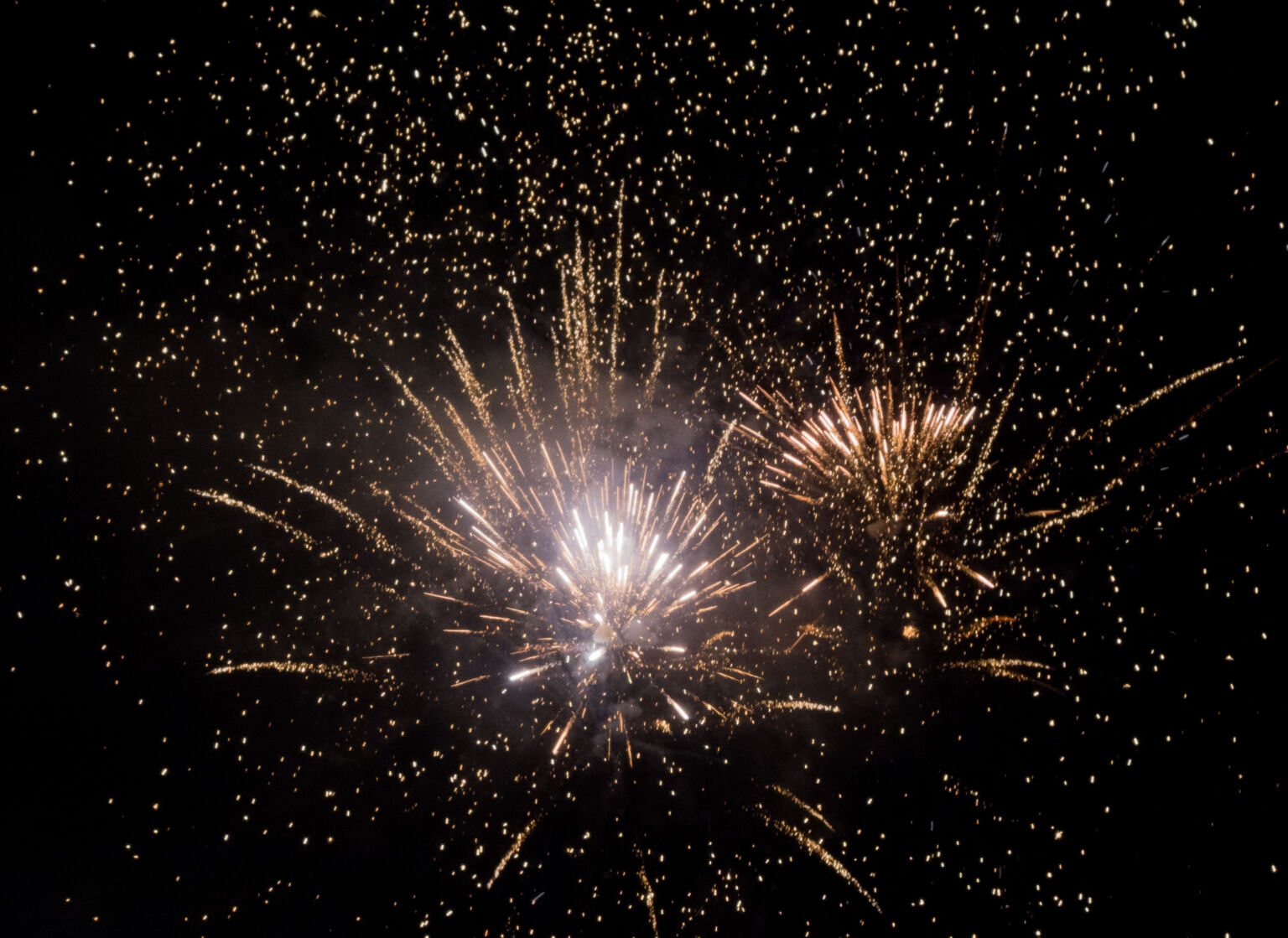 Eve Fireworks | Copyright-free photo (by M. Vorel) | LibreShot