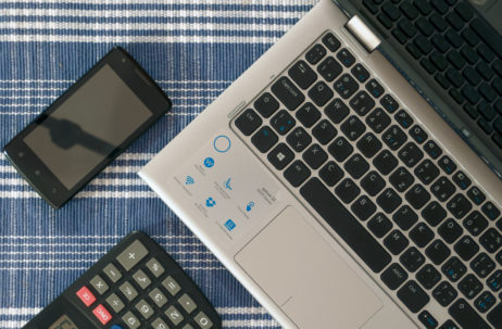 Phone, Laptop And Calculator Phone, Laptop And Calculator