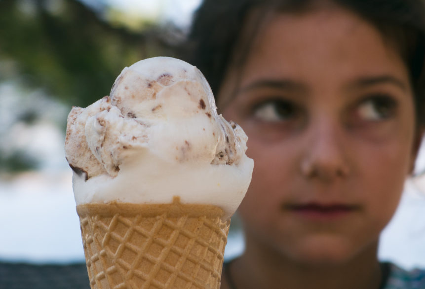 Girl With Ice Cream