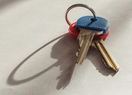 Keys On White Background Keys On White Background