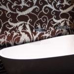 Dark Modern Bathtub In The Bathroom Dark Modern Bathtub In The Bathroom