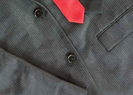 Dark Men’s Jacket With A Red Tie Dark Men’s Jacket With A Red Tie
