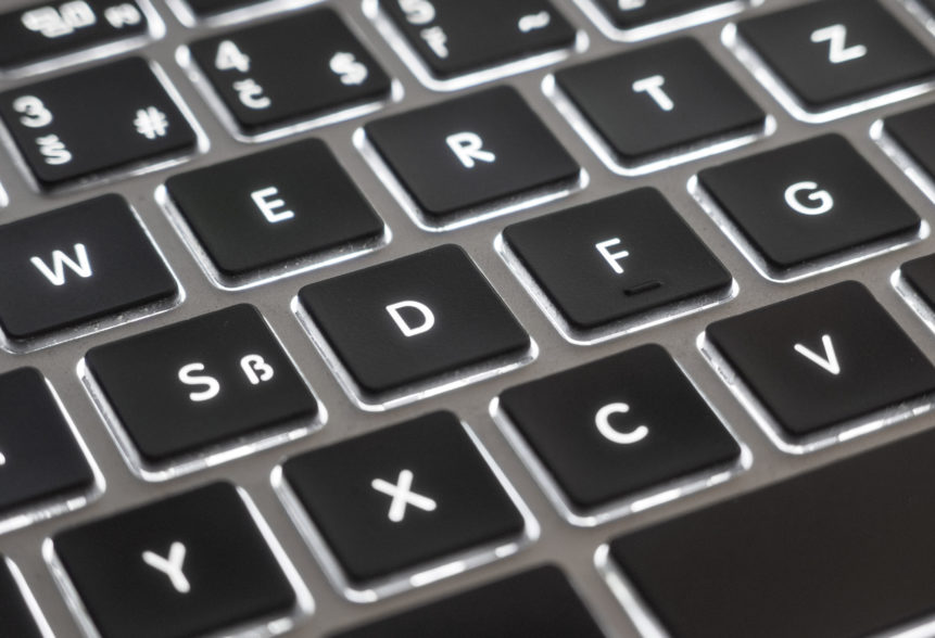 MacBook Air Keyboard Detail