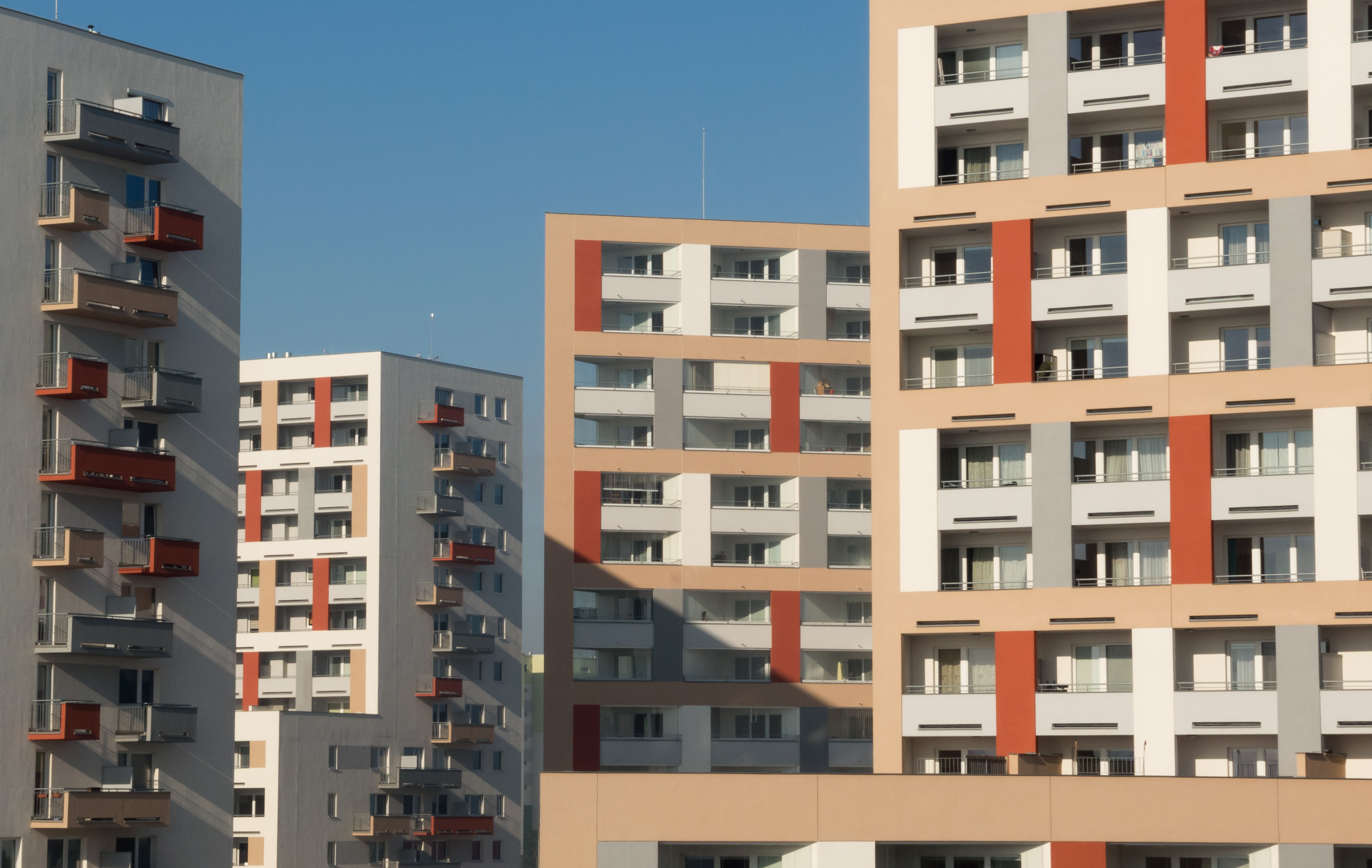 Modern Apartment Buildings | Copyright-free photo (by M. Vorel) | LibreShot