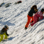Playing Children On The Snow Playing Children On The Snow