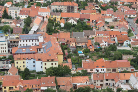 Small Town Houses From The Air Small Town Houses From The Air