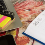 Working Desk Of Creative Designer