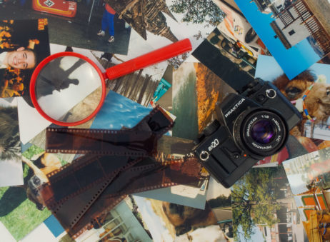 Photos, Camera, Film And Magnifier Photos, Camera, Film And Magnifier