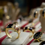 Wedding Rings With Bohemian Garnet Wedding Rings With Bohemian Garnet