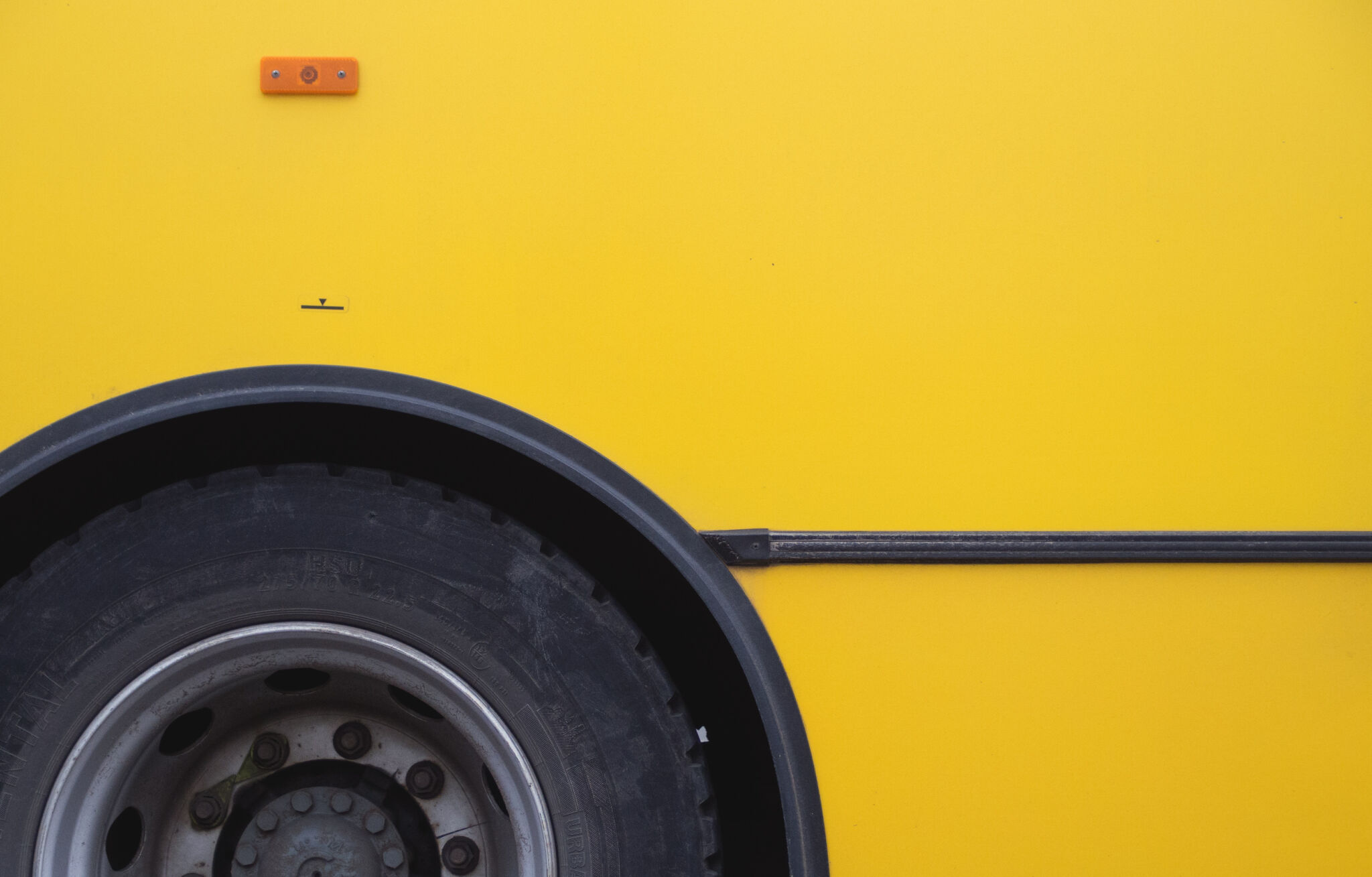 Yellow Bus Detail 