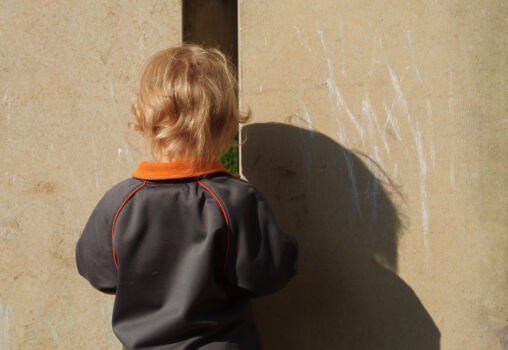 Children Playing Hide And Seek